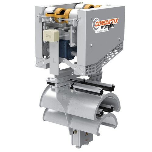 Offener Leitungswagen - XL-Line 0380 / 0385 Series - Conductix-Wampfler - Stahl / motorisiert / rund