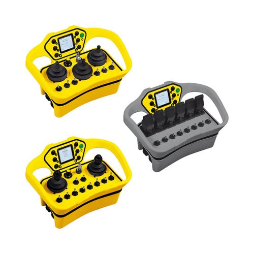 Funkfernsteuerung - Moka - Conductix-Wampfler - mit Knöpfen / Joystick / Kippschalter