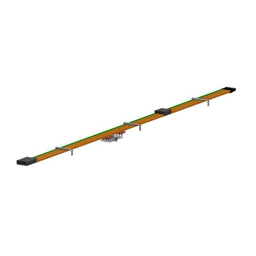 Einpolige Schleifleitung - Hevi-Bar II - Conductix-Wampfler - Aluminium / Hochleistung / Modul