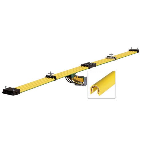 Kunststoffschleifleitung - FlexLine 0811 Series - Conductix-Wampfler - Isolation / einpolig / geschlossen