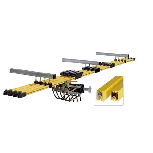 Einpolige Schleifleitung - Single PowerLine 0812 Series - Conductix-Wampfler - Aluminium / Kupfer / Edelstahl