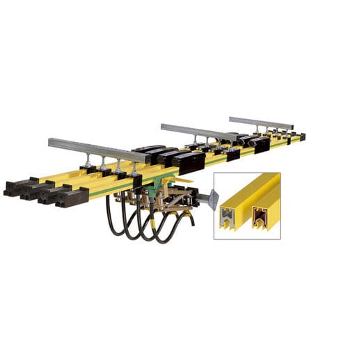 Einpolige Schleifleitung - Single PowerLine 0813 Series - Conductix-Wampfler - Aluminium / Kupfer / Edelstahl