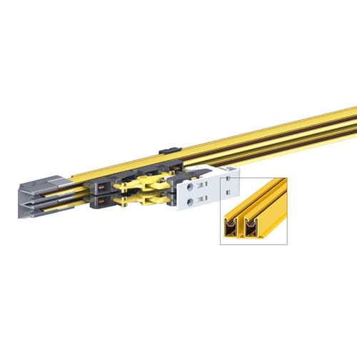 Schleifleitung für die Logistik - MultiLine 0835 Series - Conductix-Wampfler - PE / zweipolig / kompakt