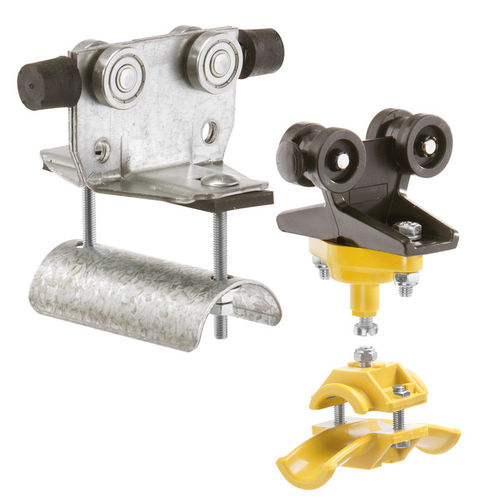 Stahl-Leitungswagen - Series 0230 - Conductix-Wampfler - Kunststoff / flach / rund