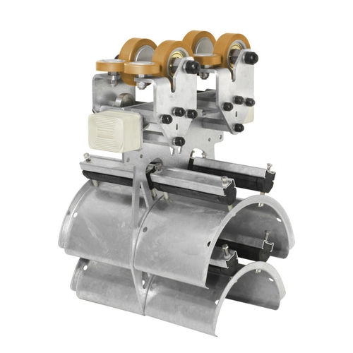 Stahl-Leitungswagen - XL-Line 0375 Series - Conductix-Wampfler - für Mehrachsen-Handling / motorisiert / rund