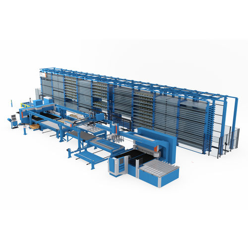 Vertikales automatisches Lagersystem - Night Train FMS®  - PRIMA POWER - Fachböden