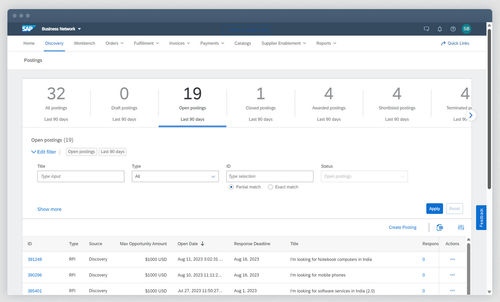Schnittstellen-Software - Business Network Discovery - SAP - Qualität / Supply-Chain / Netzwerk