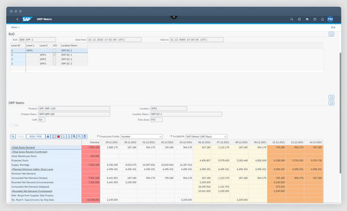 SCM-Software - S/4HANA Supply Chain - SAP - Planung / Supply-Chain / Netzwerk