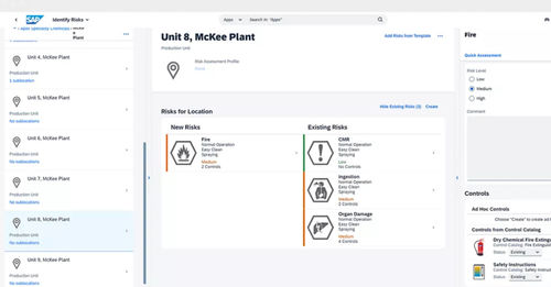 Management-Software - S/4HANA Cloud for EHS workplace safety - SAP - Reporting / Sicherheit / Tracking