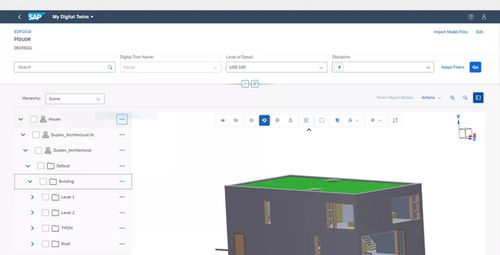 Engineering-Software - Project and Resource Management - SAP - Modellierung / BIM / zum Erstellen eines digitalen Zwillings