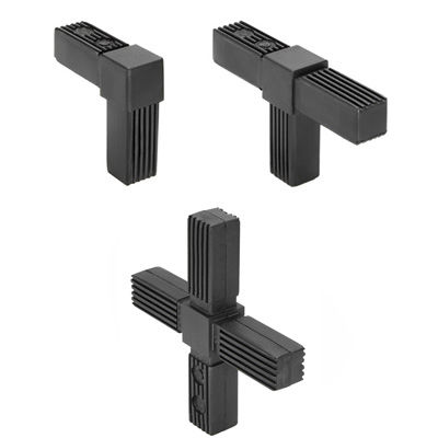 Quadratischer Rohrverbinder - STC series - ELESA - Edelstahl / Stahl / verzinkter Stahl