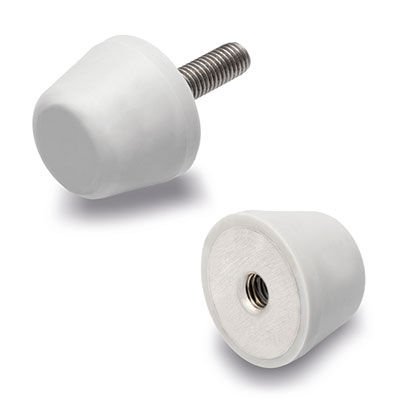 Konische elastische Lagerung - DVF - ELESA - Stahl / Edelstahl / für Maschinen