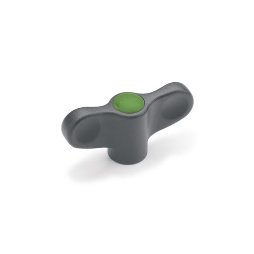 Gewindeknopf - EWN - ELESA - mit Absperrklappe / Technopolymer / Polyamid