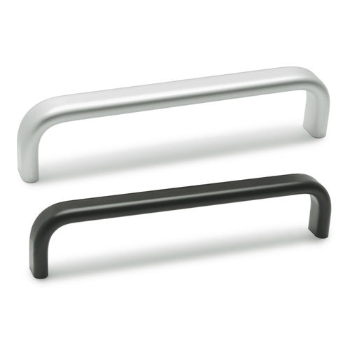 Muldengriff - RHMF series - ELESA - Aluminium / flach / oval