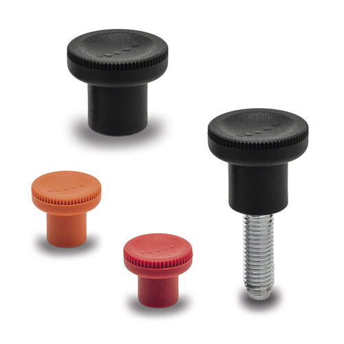 Rändelknopf - EKK - ELESA - rund / Technopolymer