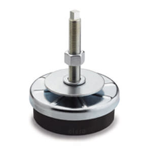 Maschinenfuß - LW.A series - ELESA - Stahl / Antivibration / Nivellier