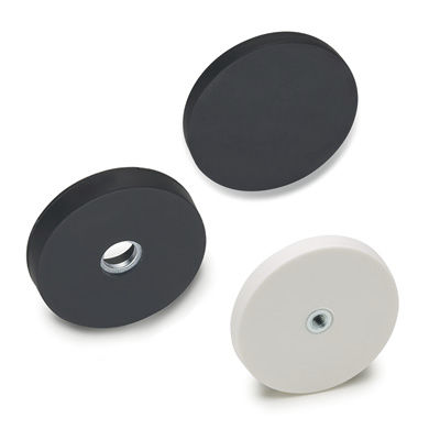 NdFeB-Magnet - RMG, RMI - ELESA - Flachgreifer / verzinkt / mit Gewindeloch