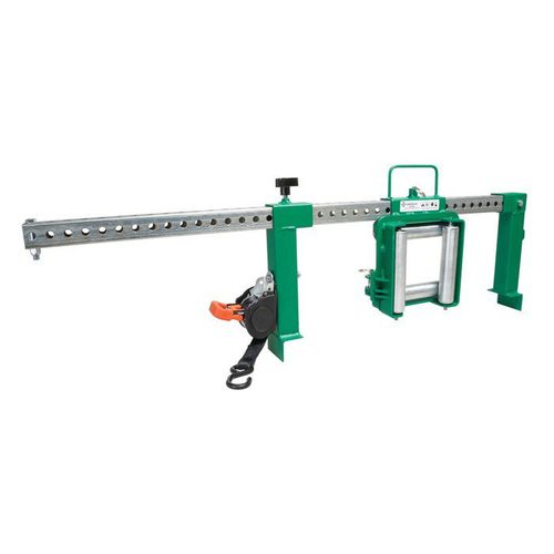 Walze / selbstzentrierende Trag - CTR200 - GREENLEE - für schwere Lasten / für Kabel