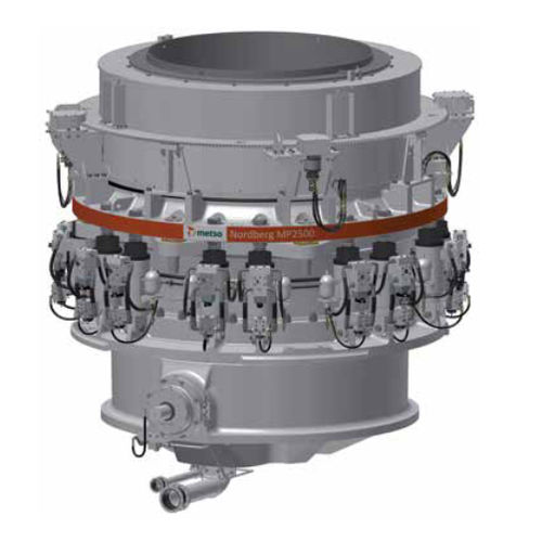 Kegelbrecher - Nordberg® MP2500™ - Metso Corporation - stationär / Primär / Sekundär