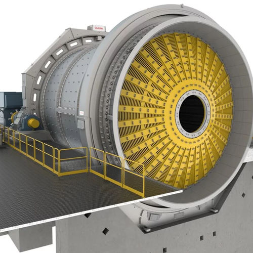 Mühle für Pulver - OED - Metso Corporation - Schlag / horizontal / mit großem Fassungsvermögen
