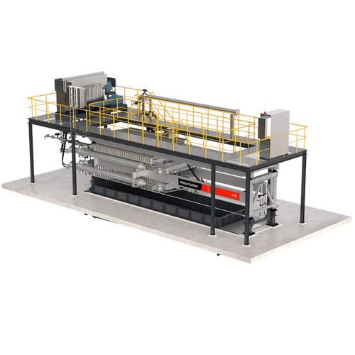 Rahmenfilterpresse - Larox® FFP &  VPA  - Metso Corporation - automatisch / vertikal / zur Abwasserbehandlung
