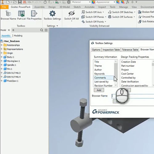 Management-Software - PowerPack for Inventor® - GRAITEC - Simulation / Projektentwicklung / Modellierung