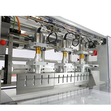 Guillotine-Schneidemaschine - Guillotine - Aasted - Ultraschall / für Lebensmittel / für Sägebänder