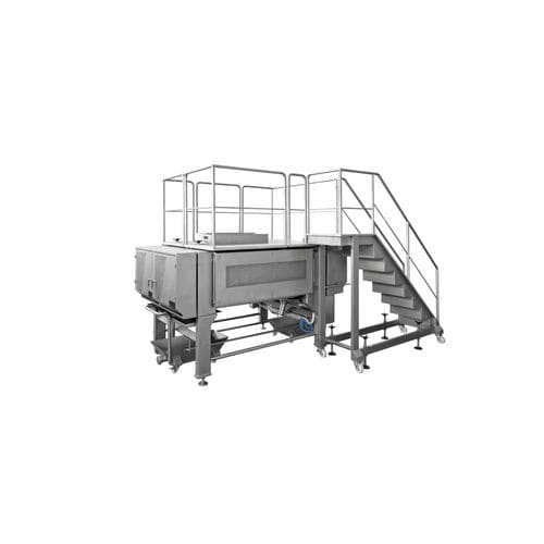 Lebensmittel-Schneidemaschine / Paprikaschoten - Alimec - für Schinken / automatisch / für Pizzabelag