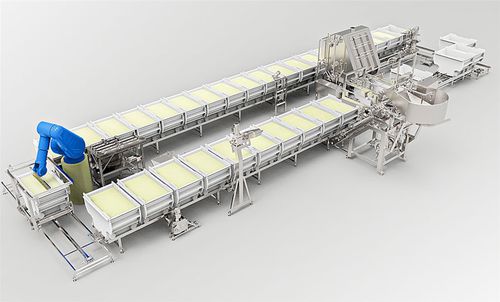 Vollautomatische Käseproduktionsanlage - Bassine System - Alpma Alpenland Maschinenbau - Bruchkäse