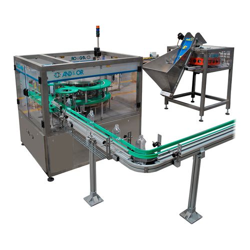 Seitlicher Tragegriffapplikator - SIAL series - AND & OR - automatisch / mit Förderer / für Flaschen