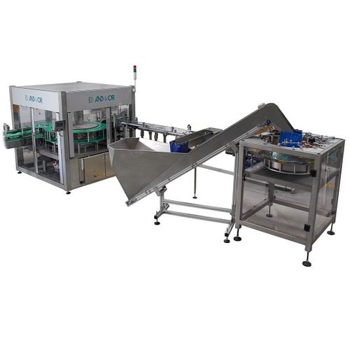Seitlicher Tragegriffapplikator - SIAL 6 series - AND & OR - automatisch / mit Förderer / für Flaschen