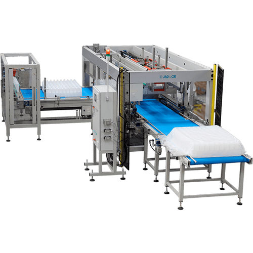Automatischer Sackentleermaschine - DBM-CL - AND & OR - für Kunststoffflaschen / für die Blasformindustrie / für die Abfüllindustrie