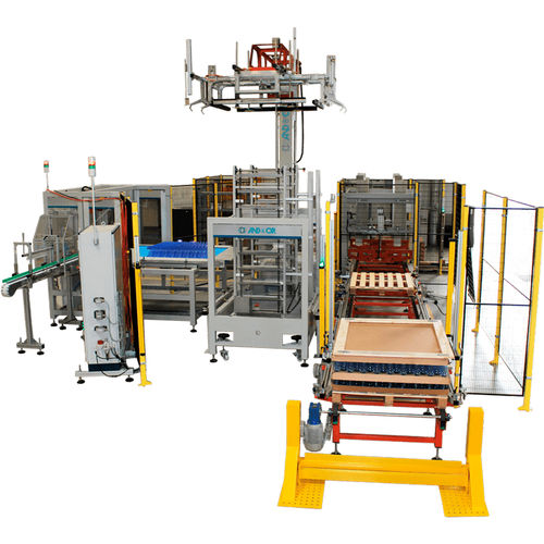 Roboter-Palettierer - EMA series - AND & OR - Schicht / für Flaschen / für die Abfüllindustrie