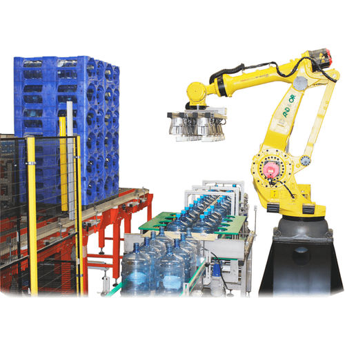 Roboter-Palettierer - RR - AND & OR - für Kunststoffflaschen / Knickarm / für die Abfüllindustrie