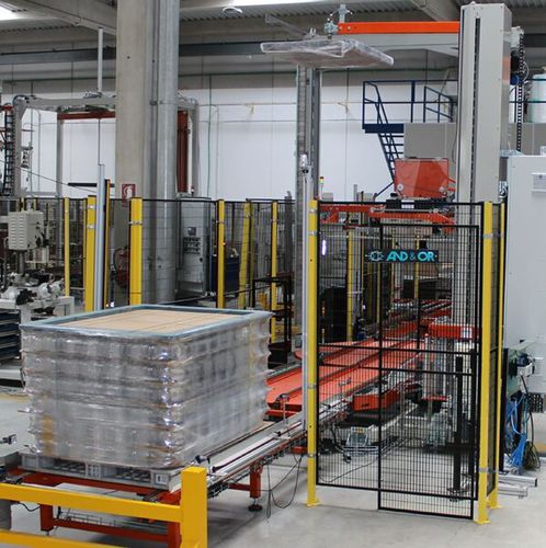 Stretchwickler mit Drehring - AND & OR - mit Dreharm / automatisch / Paletten