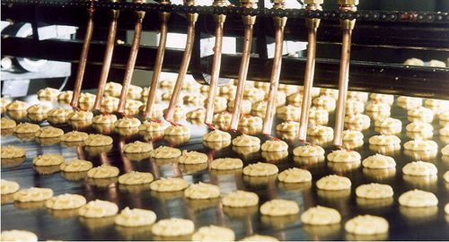 Dosiergerät für Teig - Baker Perkins Ltd. - für Gelee / Kolben / für die Lebensmittelindustrie
