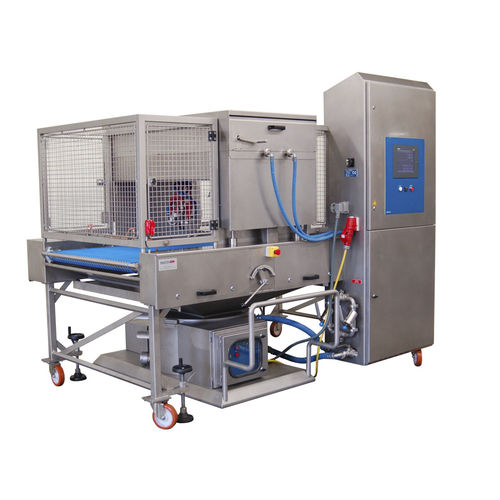 Mobile Spritzanlage - Bakon B.V., food equipment - pneumatisch / automatisch / schwingend
