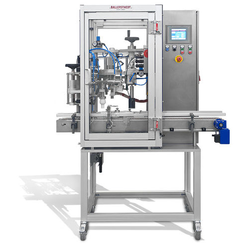 Vollautomatische Siegelmaschine - BaCo1800 - BALLERSTAEDT & CO. OHG - für Kunststoffcontainer / für Isolierscheibe / für Flaschen