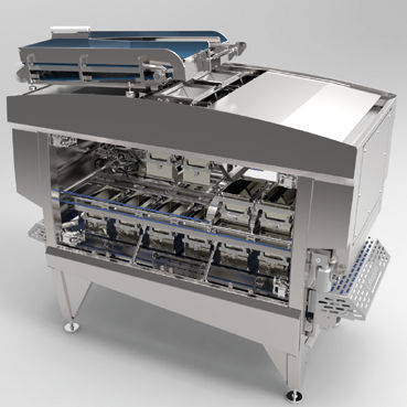 Lineare Wiegemaschine - MB Series - Cabinplant A/S - Geflügel / für Fleisch / für Fisch