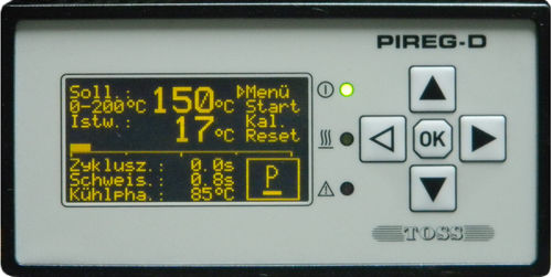 Temperaturcontroller mit LED-Display - PIREG - D2 - TOSS GmbH & Co. KG - programmierbar / Prozess