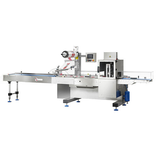 Automatische Verpackungsmaschine - VELA 600 E - DELFIN S.r.l. - horizontal / mit Vertüllen / Flow-Pack