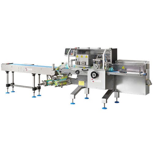 Automatische Verpackungsmaschine - GEMINI 500 E - DELFIN S.r.l. - horizontal / mit Vertüllen / Flow-Pack
