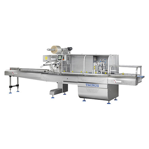 Automatische Verpackungsmaschine - TAURUS 700 E - DELFIN S.r.l. - horizontal / mit Vertüllen / Flow-Pack