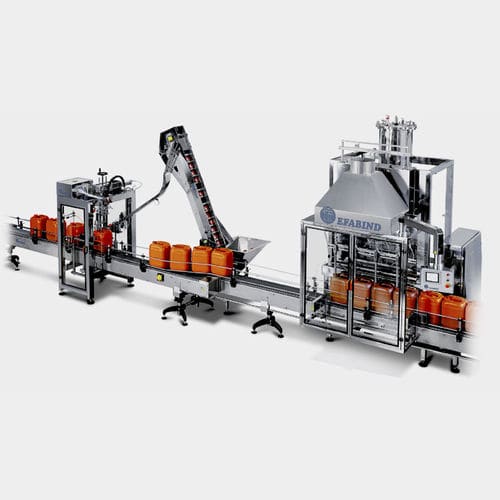 Automatische Abfüllmaschine - L4-25000 - EFABIND, S.L. - Kanister / für zähflüssige Produkte / für Flüssigkeiten
