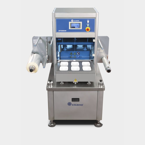 Linearer Schalensiegler - EFAMAN - EFABIND, S.L. - halbautomatisch / Vakuum / Verpackungen unter Schutzatmosphäre