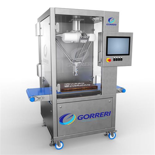 Gießmaschine für Kekse - WROBOT - Gorreri S.r.l. - fur Glasur / automatisch / für die Backwarenindustrie
