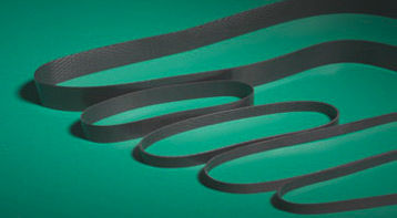 Flacher Treibriemen - max. 1.5 mm, max. 1.4 kW/cm | HEVALOID® 525 - Dipl. Ing. Werner Graf AG - Metall