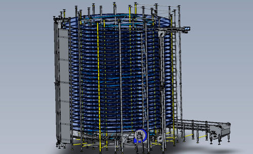 Spiralkühler - König Maschinen GmbH - für die Backwarenindustrie / Edelstahl / Luftkondensation