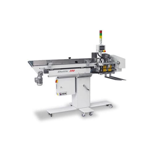 Bandbeschicker - Shuttle 350 - Maripak Packaging Ltd.  - für Industrieanwendungen / automatisch
