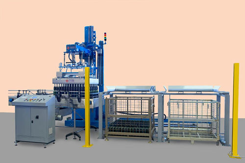 Kartonpacker Entpacker / Pick-and-Place - BOXTER 20-SA - MAS PACK - automatisch / für Glasflaschen / für die Lebensmittel- und Getränkeindustrie